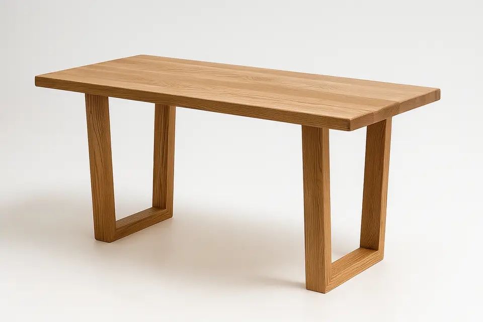 Дерев'яний кухонний стіл "Келлі" 120х70 см з дерева Ясена