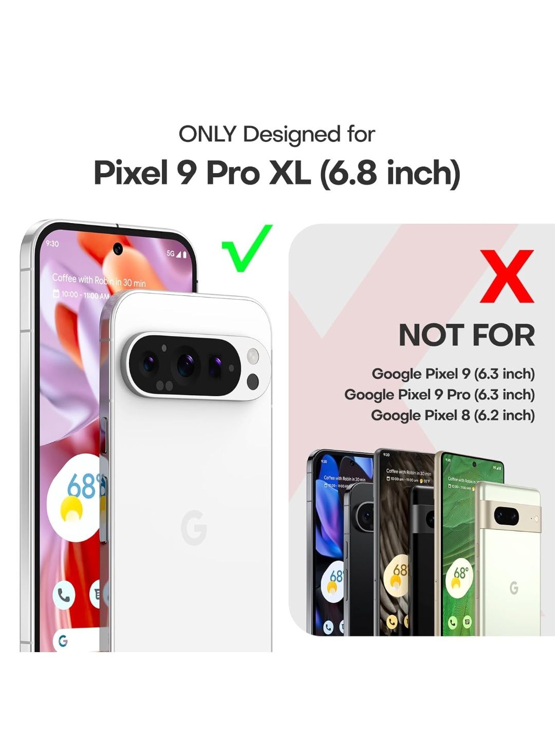 TAURI Etui do Google Pixel 9 Pro XL