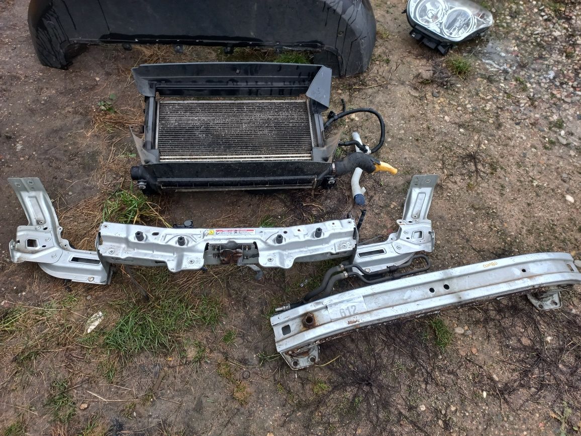 Przód kompletny opel combo D maska pas przedni zderzak błotnik lampa
