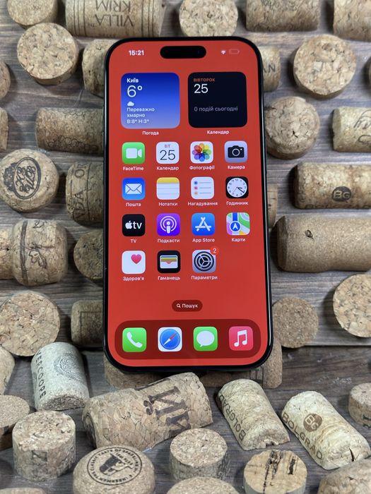 Apple iPhone 16 Pro 128Gb Black Titanium Батарея 100%