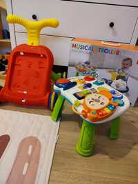 Pchacz Stolik edukacyjny 2w1 Musical Troller