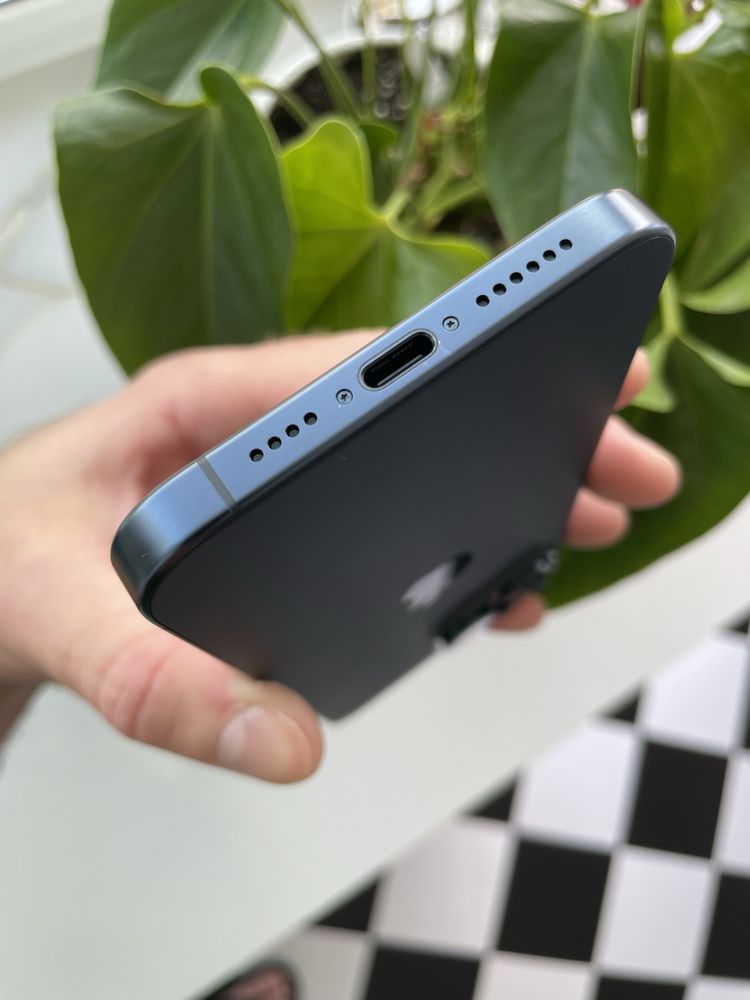 СУПЕР СТАН Apple iPhone 15 Pro Max Blue 256 Gb Never Lock