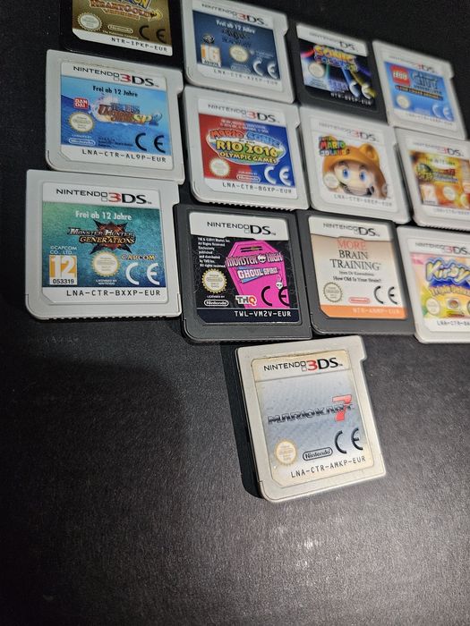 Lote de jogos nitendods e 3ds