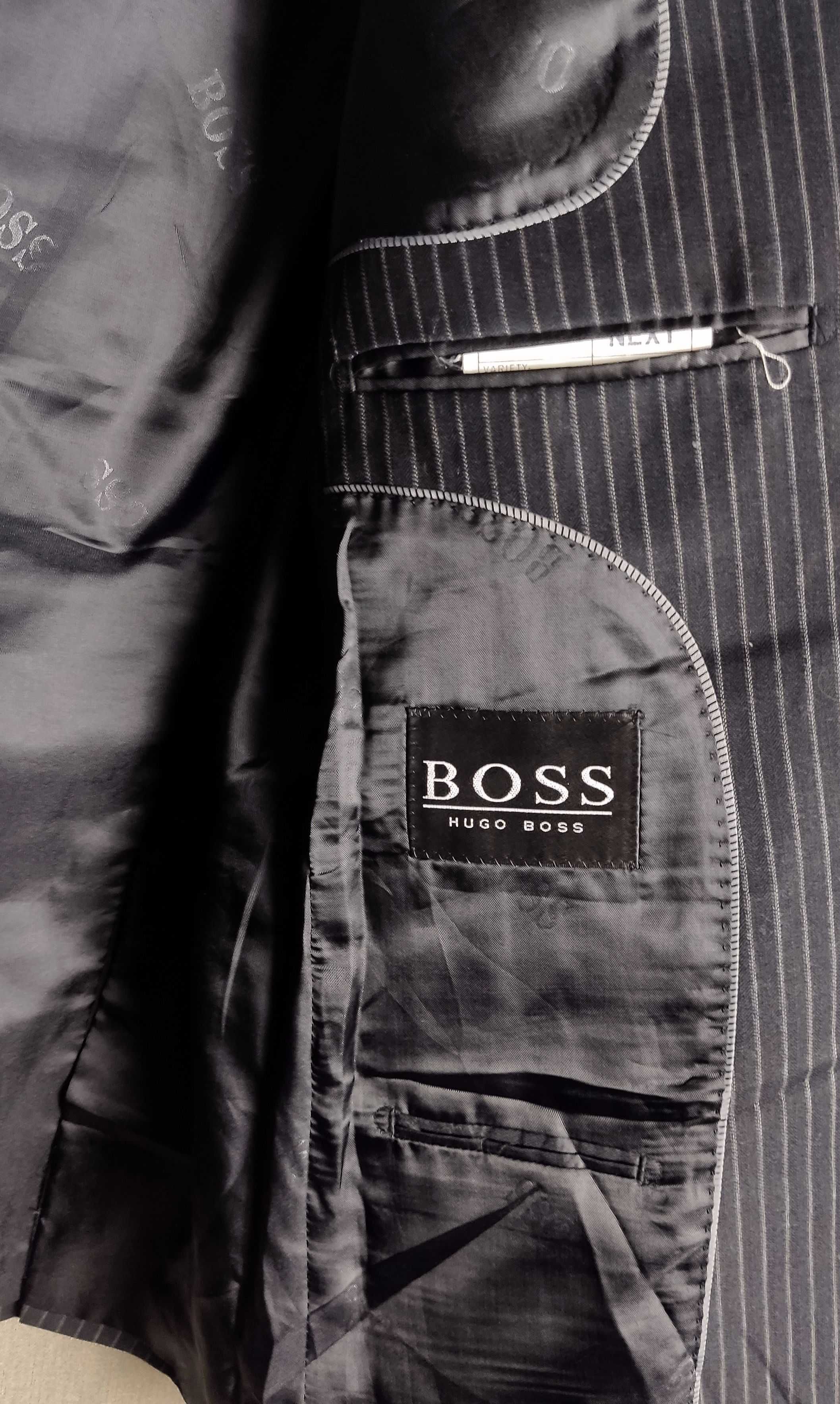 Hugo Boss marynarka w paski męska r. 48