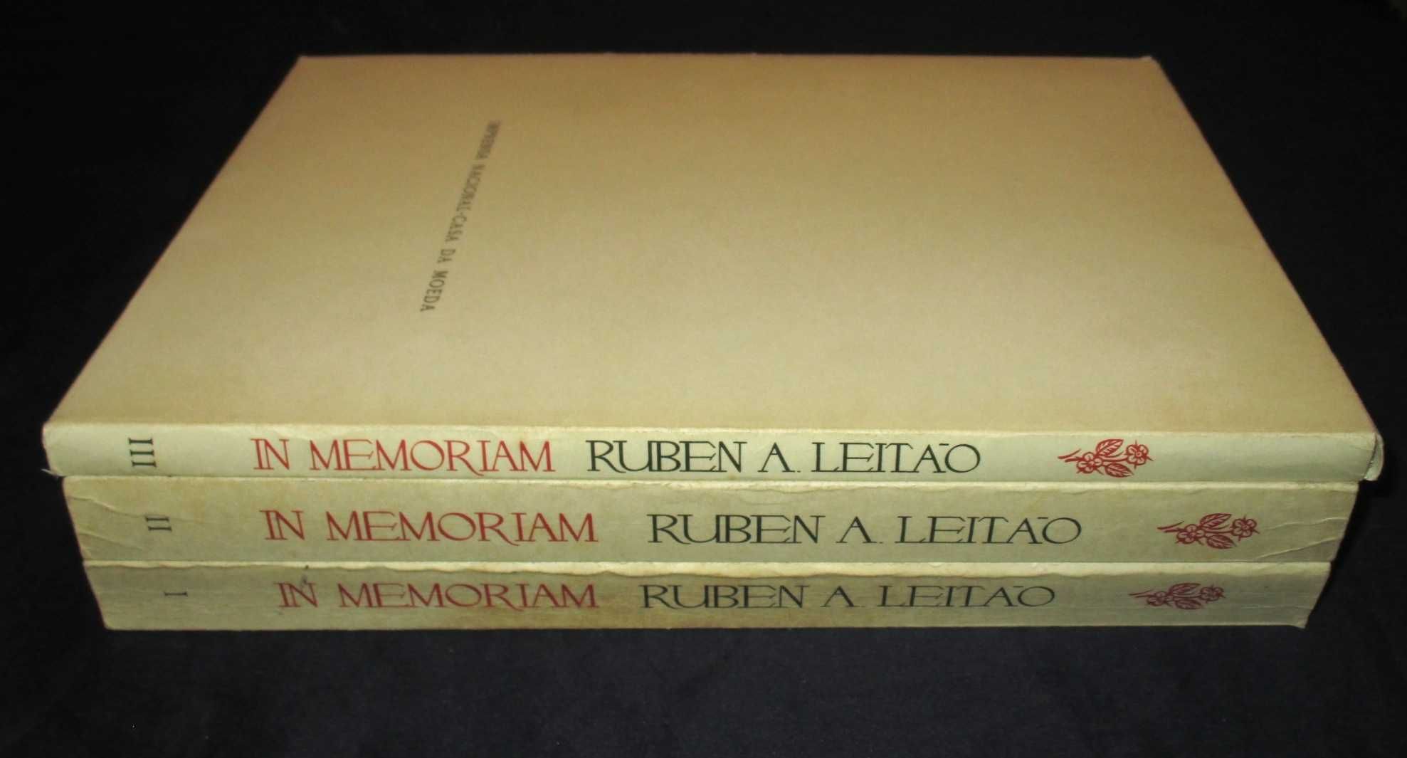 Livros In Memoriam Ruben Andresen Leitão 3 volumes Ruben A.