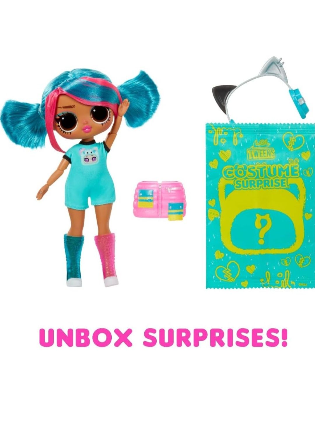 LOL Surprise Tweens Costume емма емо, надувна лол, Алі денс, Айя Черрі