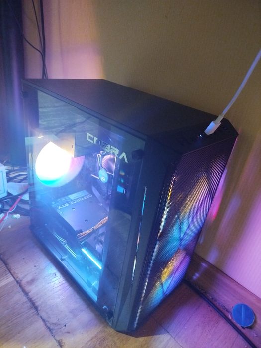 Игровой ПК + Моник rtx 4060 Компьютер Системный Блок i5-10400f 16GB rt