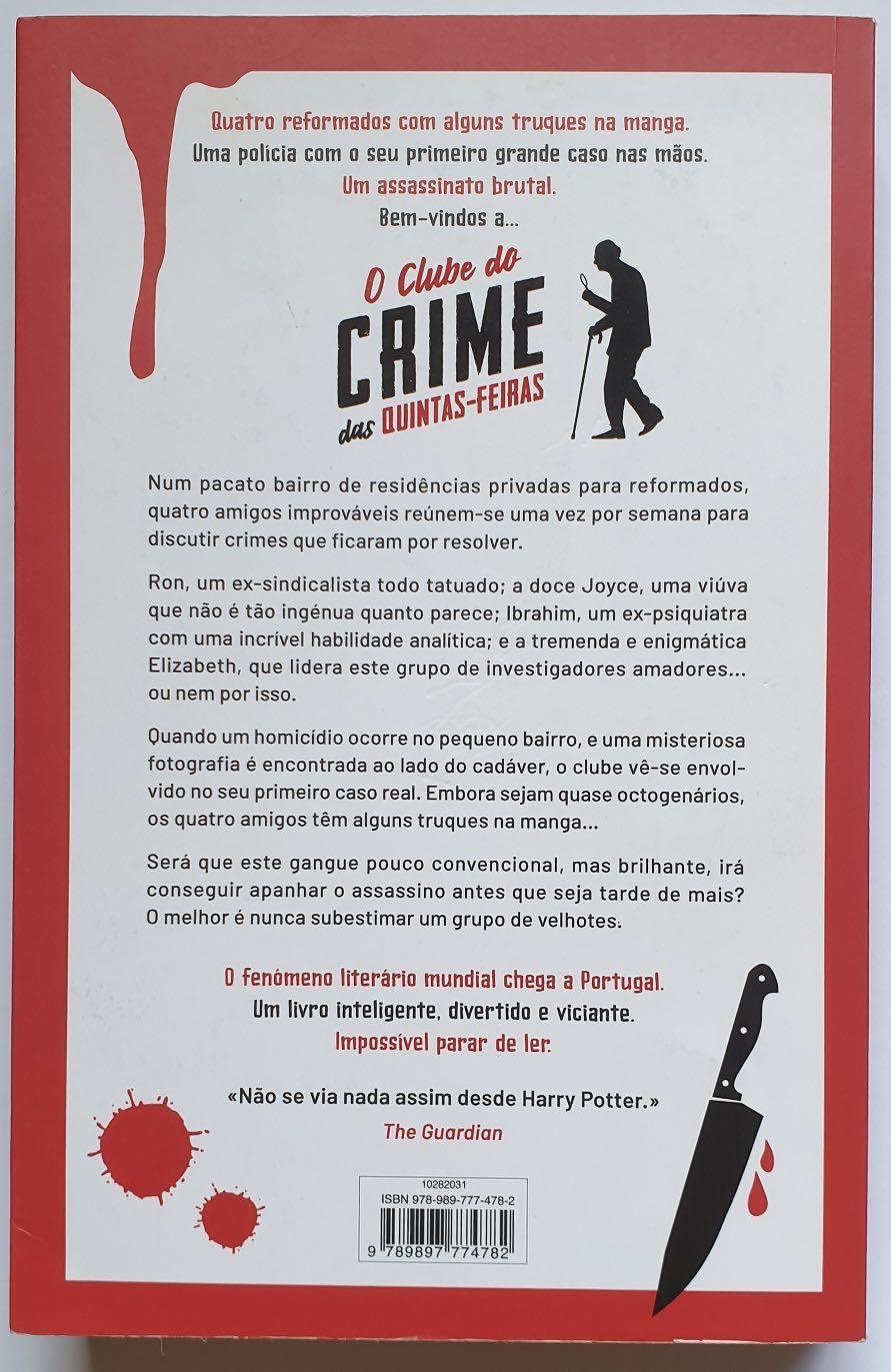 Livro O Clube do Crime das Quintas-Feiras - Richard Osman