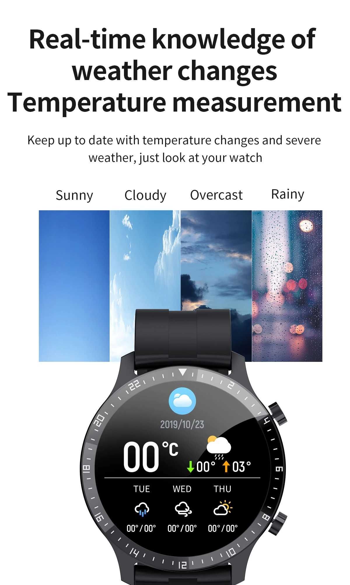 SmartWatch GT2/P32 kroki, kalorie, tętno, ciśnienie, saturacja, PL.