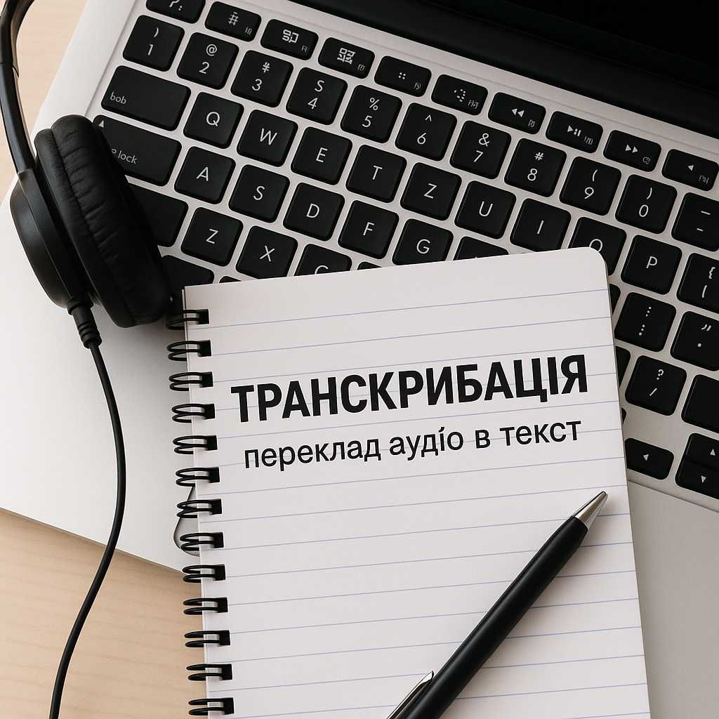Транскрибація (Розшифровка) переклад - аудіо та відео в текст ТОЧНО!