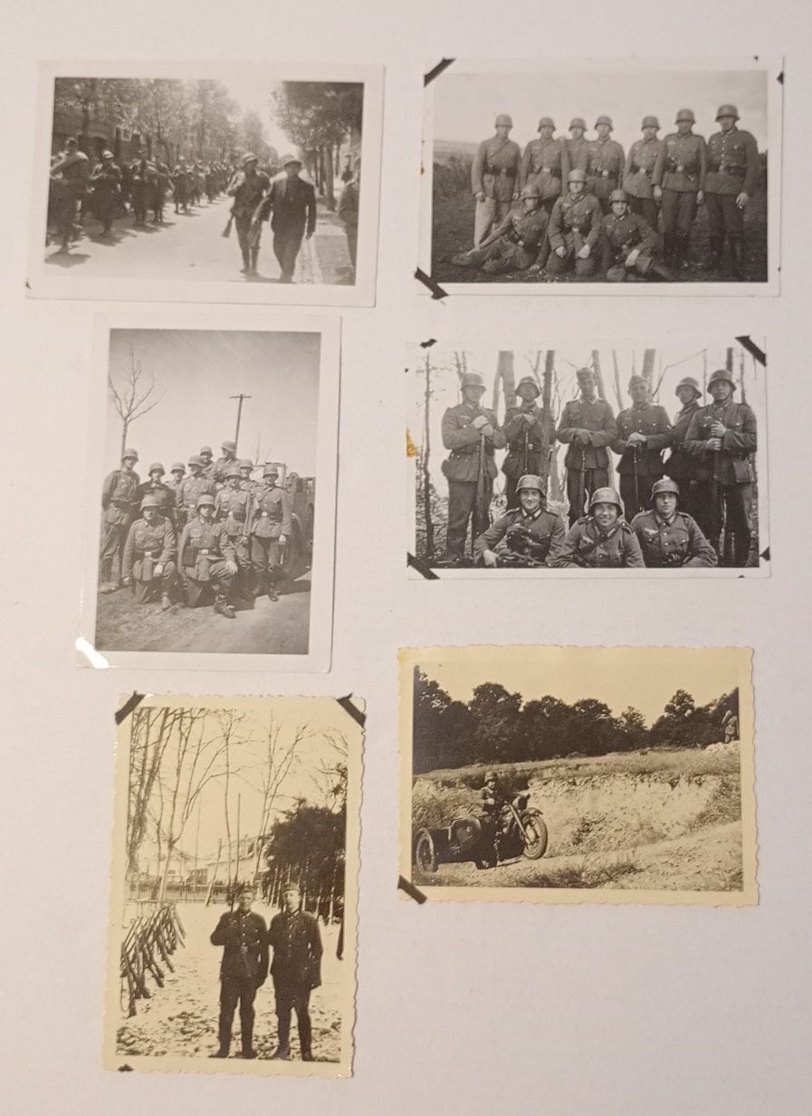 Militaria de Trincheira Werhmatch Fotos da Ocupação Weste