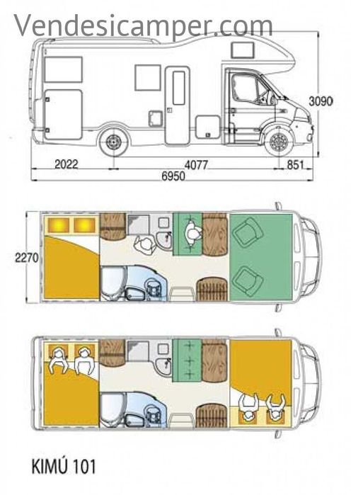 Kamper - wynajem - Kędzierzyn-Koźle - opolskie (bardzo wygodny)
