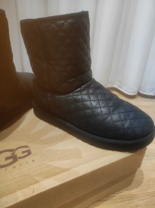 Угги/Ugg australia 39р. siyah deri.