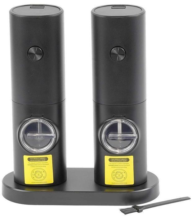 Электрическая мельница-гриндер на батарейках для соли и перца, ins560