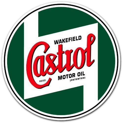 Naklejka nalepka Castrol old Vintage logo 60cm oil race gt rs sti wrx