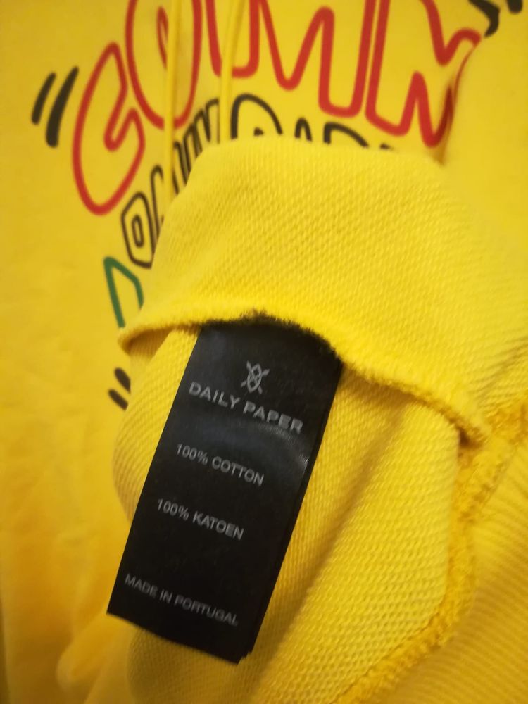 Hoodie yellow Daily Paper