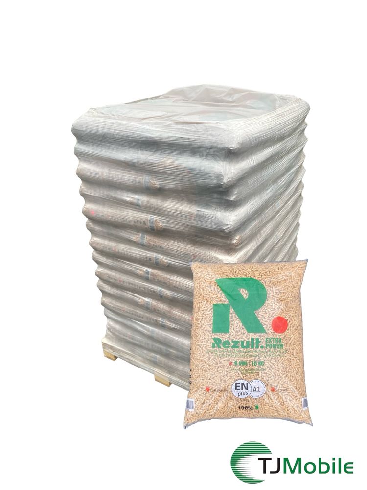 Pelet Rezult A1 EN plus 6mm paleta 975kg Darmowa dostawa w Polsce