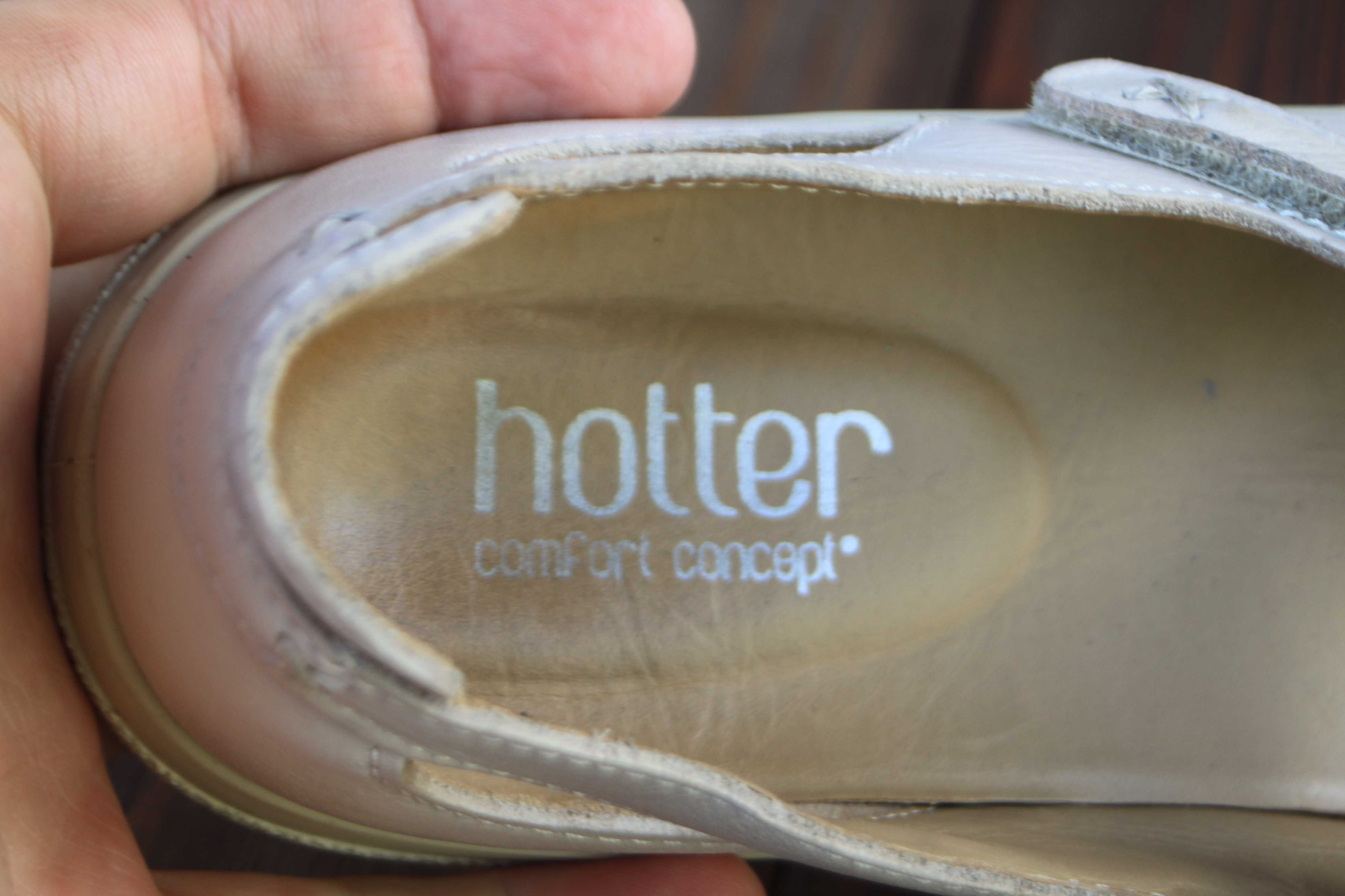 Туфли сандалии Hotter кожа сделаны в Англии 38,5р балетки босоножки