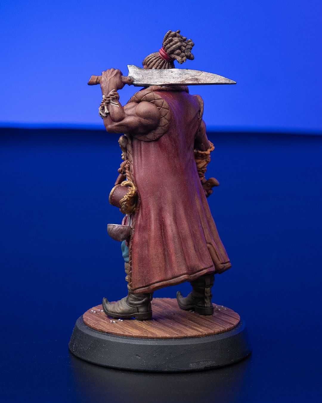 Grub piracki osiłek Figurka 32mm 14K Zgodna z DnD RPG