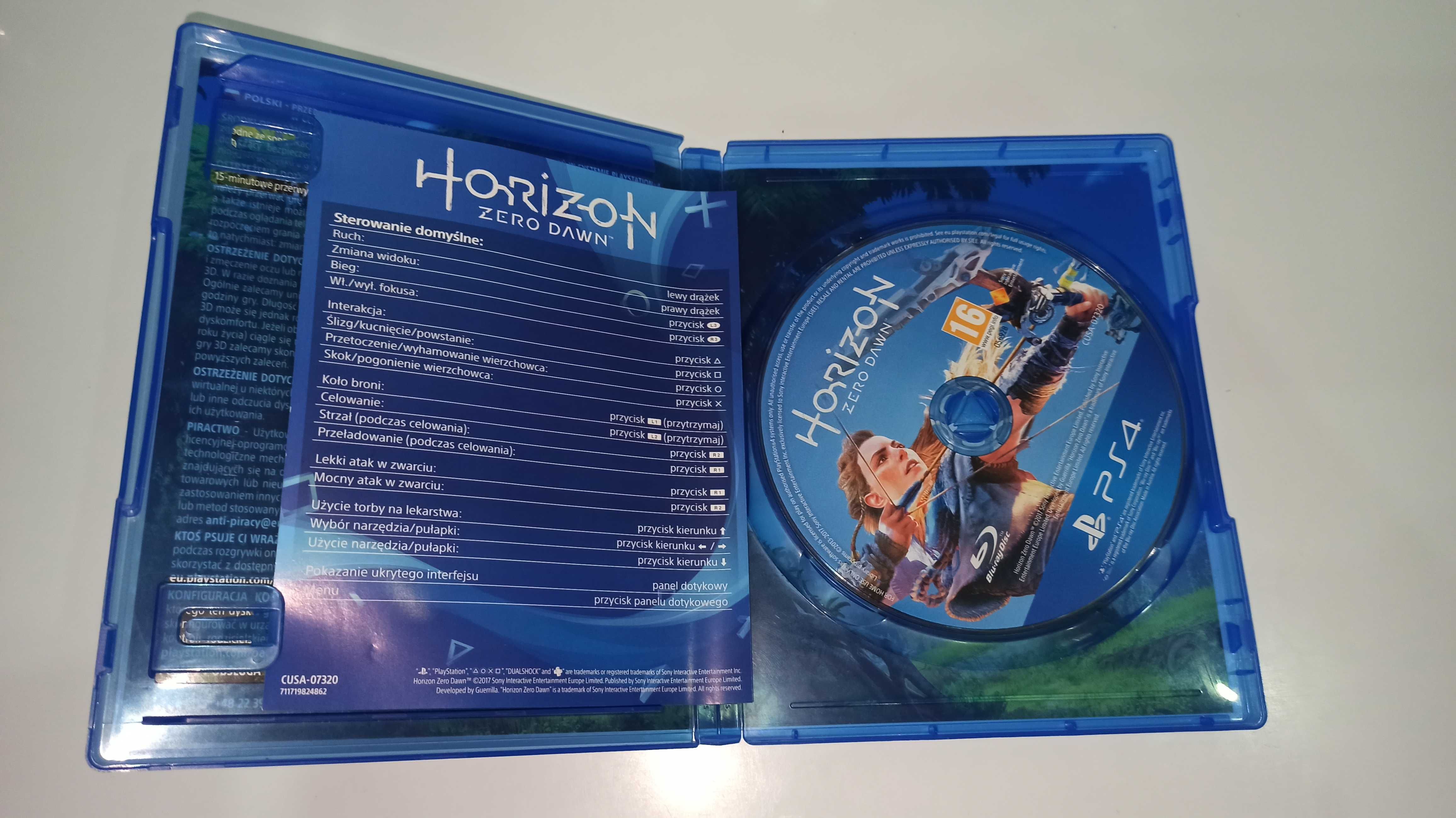 ps4 HORIZON ZERO DAWN po polsku, okładka polska wydanie PREMIUM