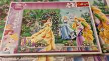 Puzzle Księżniczki Disney trefl zaplątani kopciuszek dla dzieci