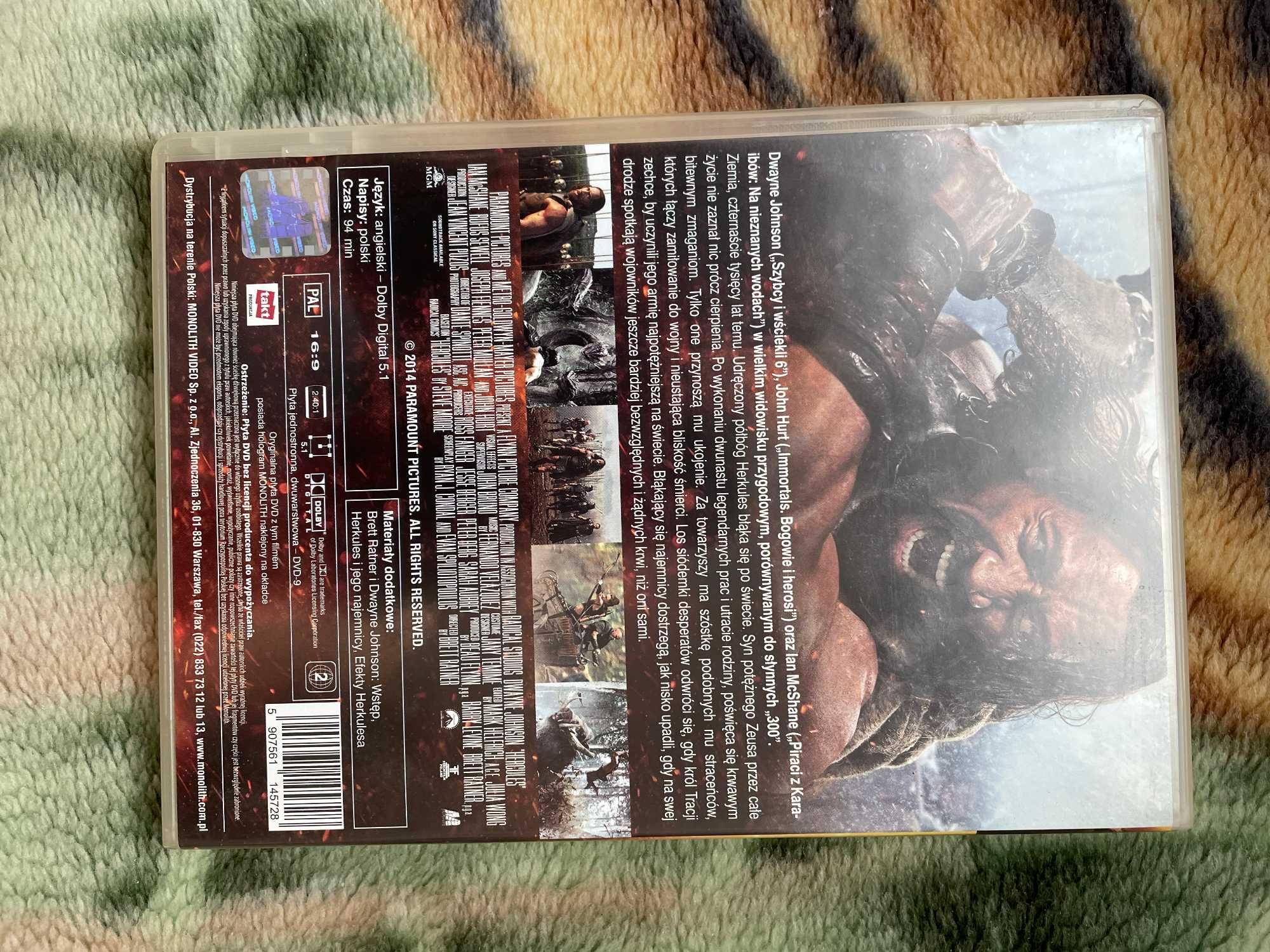 Hercules DVD Dwayne Johnson