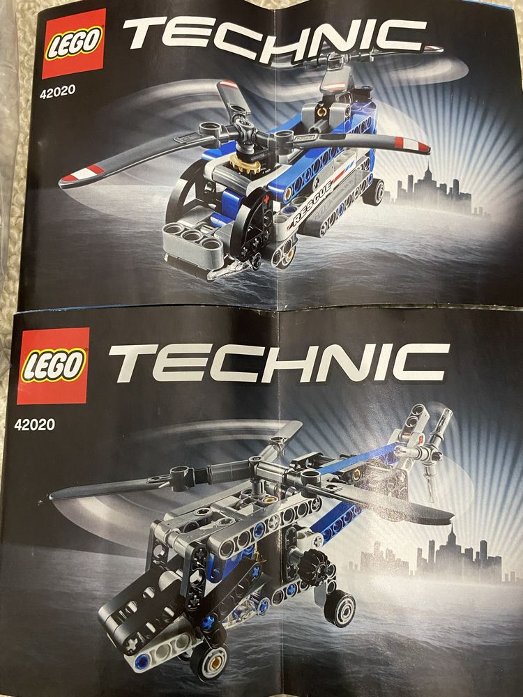 Lego Technic Helikopter Dwuwirnikowy i jedno 42020