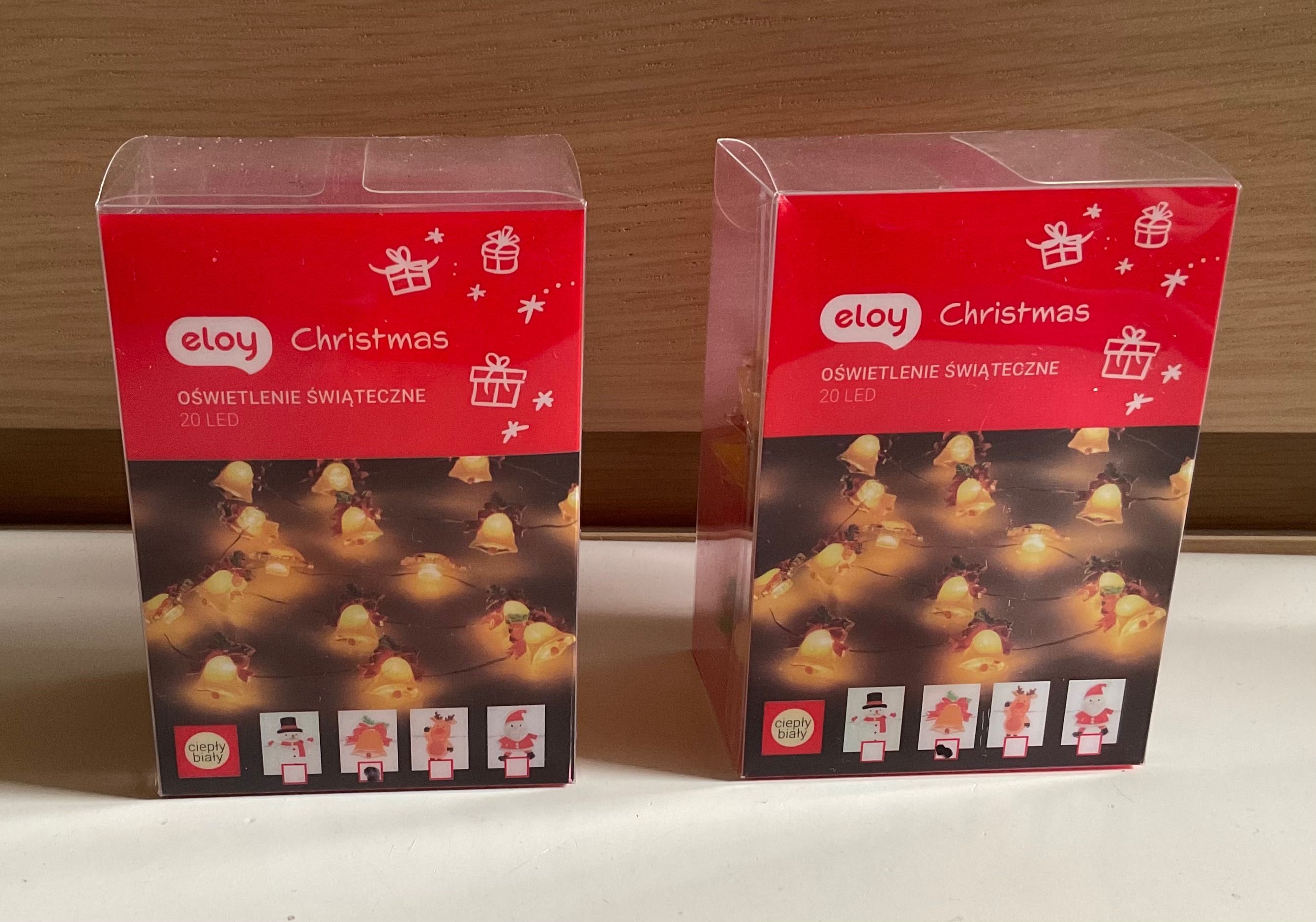Oświetlenie świąteczne dzwoneczki Led nowe 2 opakowania