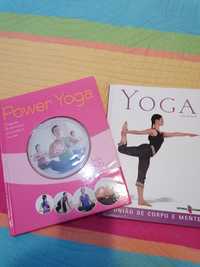 Livros de Yoga + dvd