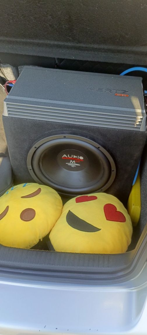 Subwoofer Audio System M12 Evo - Wzmacniacz Hertz EP -2X