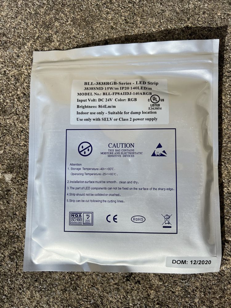 Fita LED para utilização intensiva.