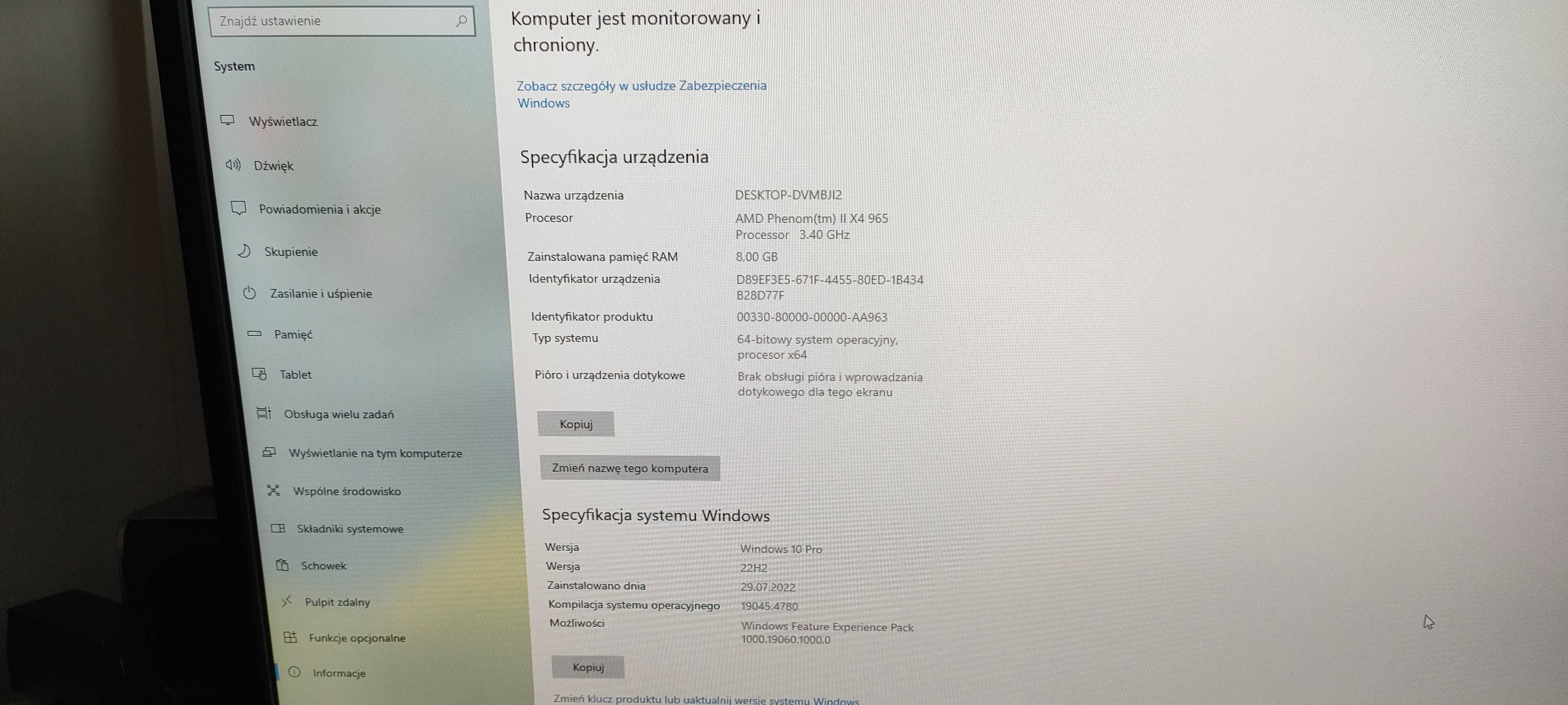 KOMPUTER Amd Phenom ii x4 965 BE