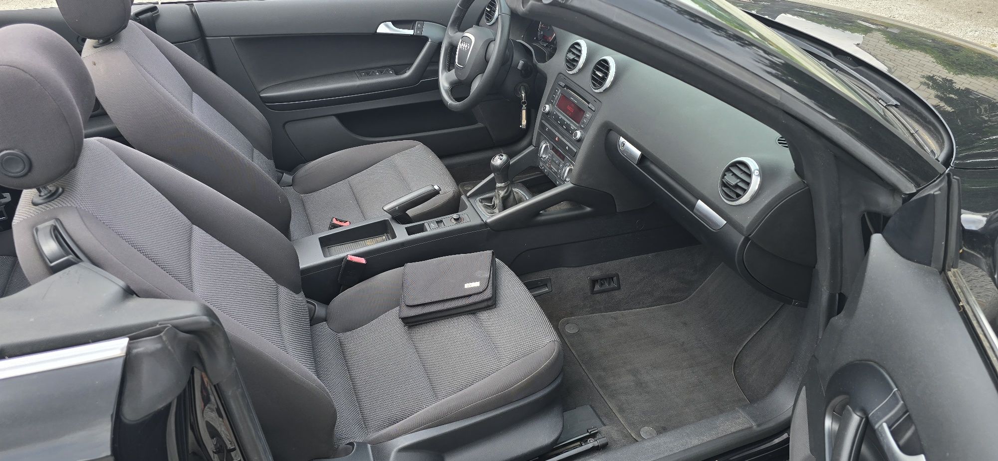 Audi A3 Cabrio 1.6 Mpi 102Ps, 46 Tyś km, Jak Nowa
