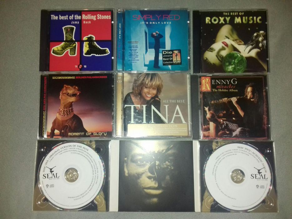 CD de musica tina turner e outras bandas