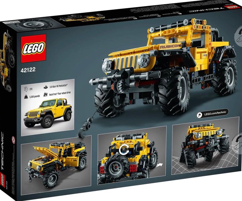 Lego Jeep Wrangler 42122 (novo selado em caixa)