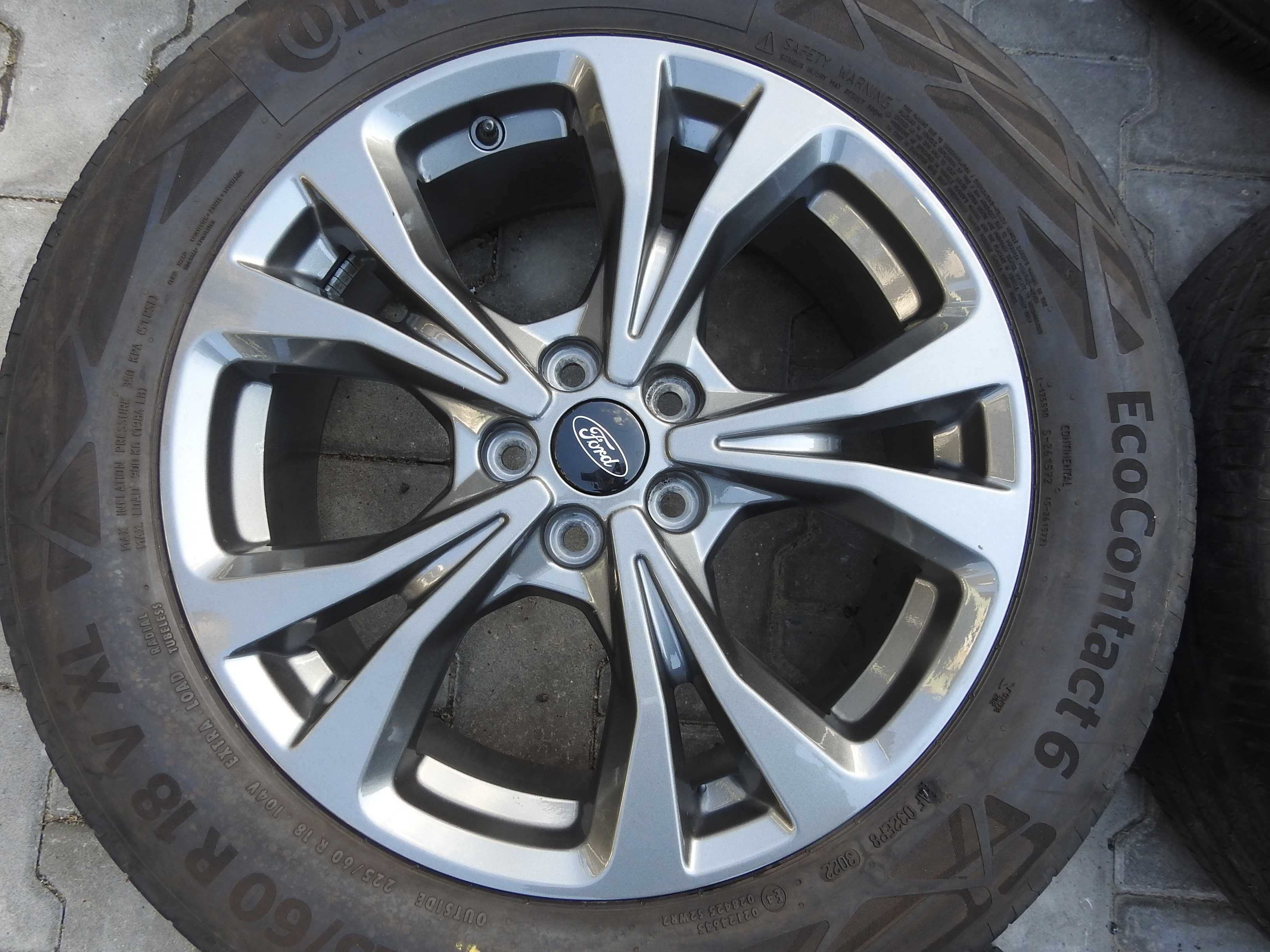 4x Alufelgi 18'' 5x108 ET50 7,5J Ford Kolor Grafit Super STAN