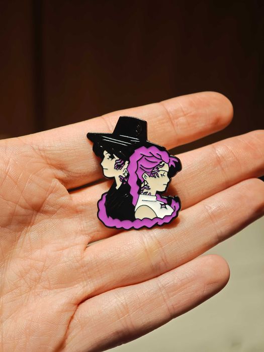 Rumi i Jinu przypinka Kpop Demon Hunters