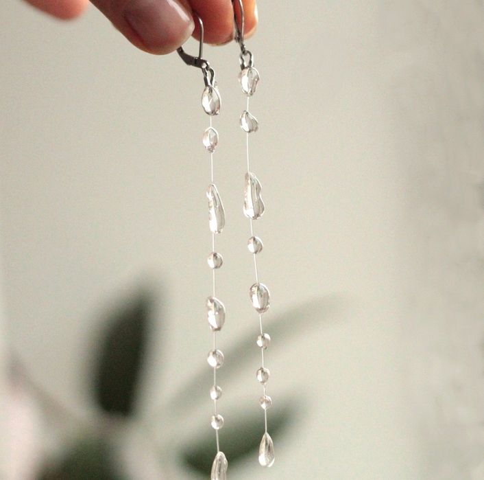 Сережки-краплі води