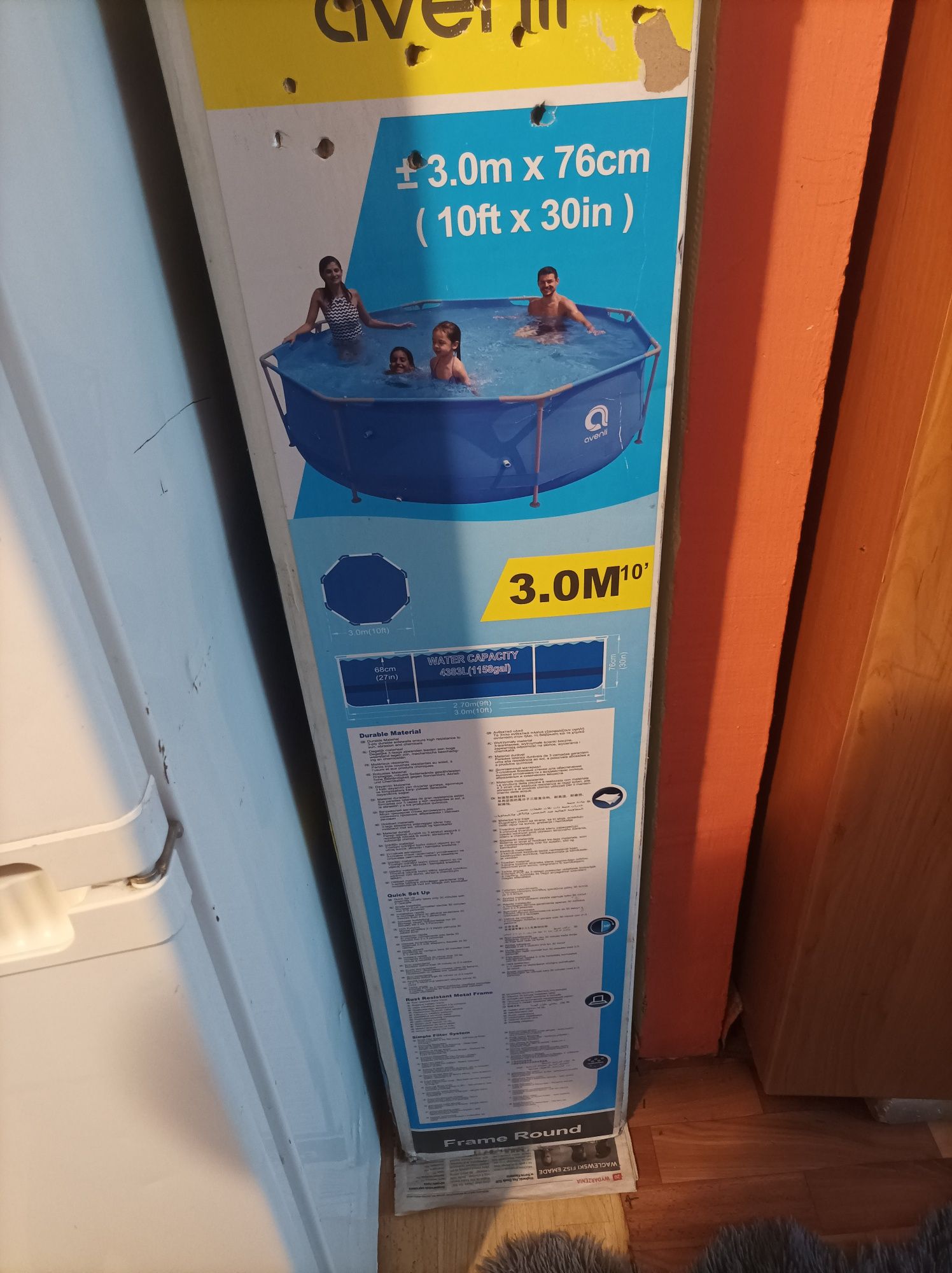 Basen ze stelażem sprzedam