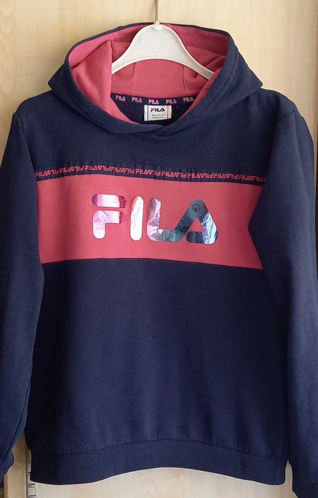 bluza z kapturem Fila 158 164 dla dziewczynki