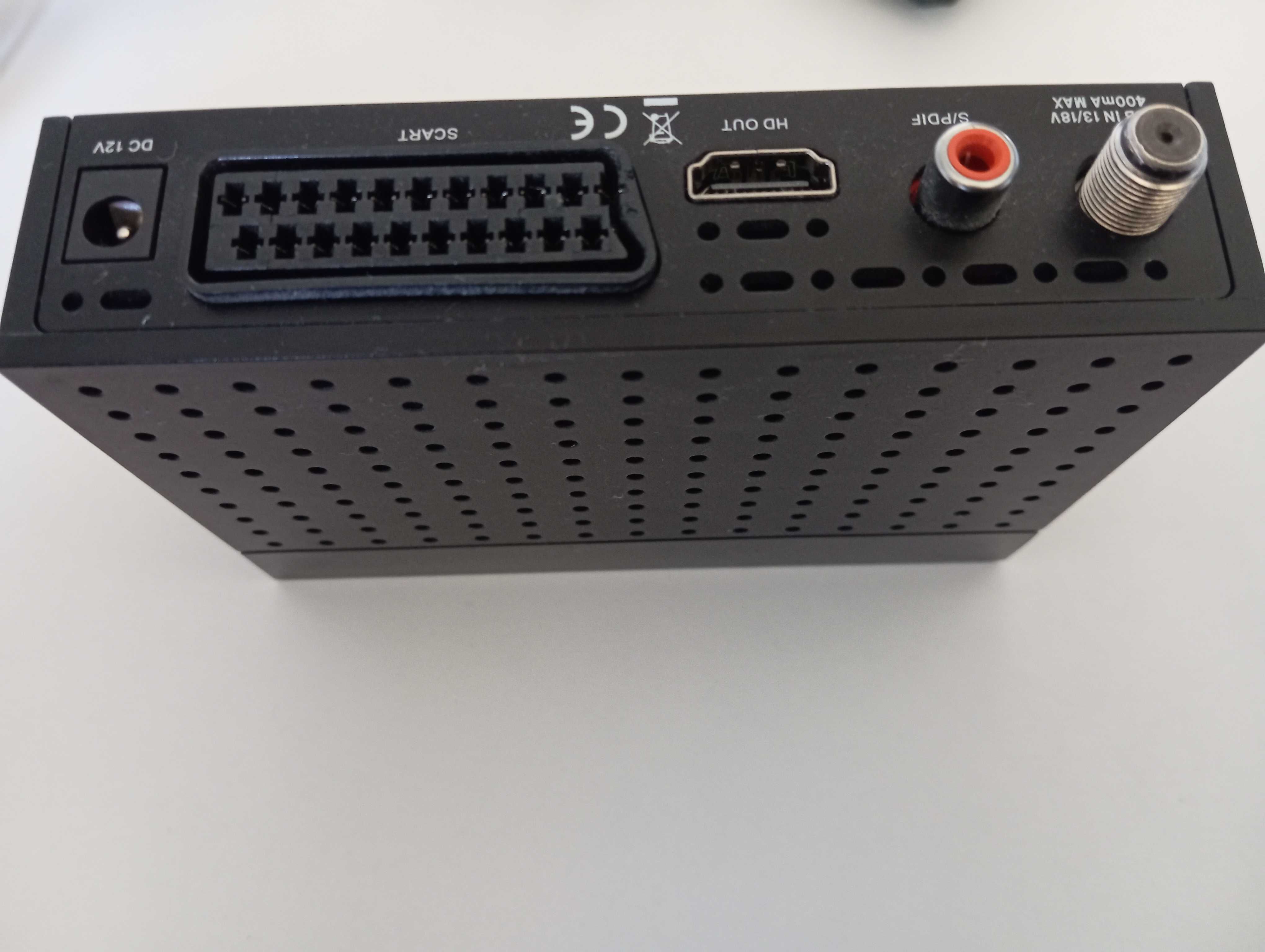 Tuner Edision Proton Picco S2+kabel HDMI+zasilacz+pilot+baterie