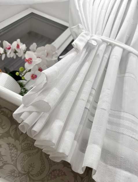 тюль арка на кухню короткі штори батист жаккард