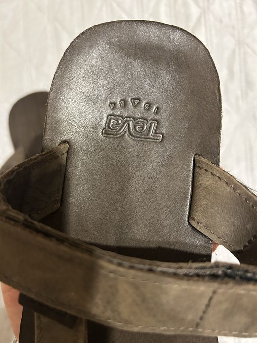 Мужские кожаные шлепки сандали босоножки Teva 40,5-41р