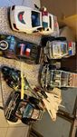 Conjunto de carros de brincar a pilhas