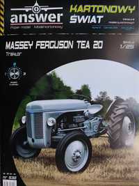 Model kartonowy Answer 6/2021 Traktor MASSEY FERGUSON TEA 20