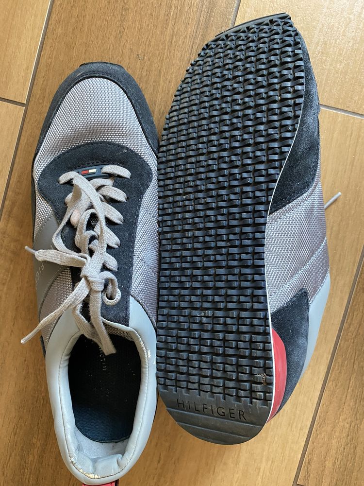Buty sportowe Hilfiger wiązane na sznurówki