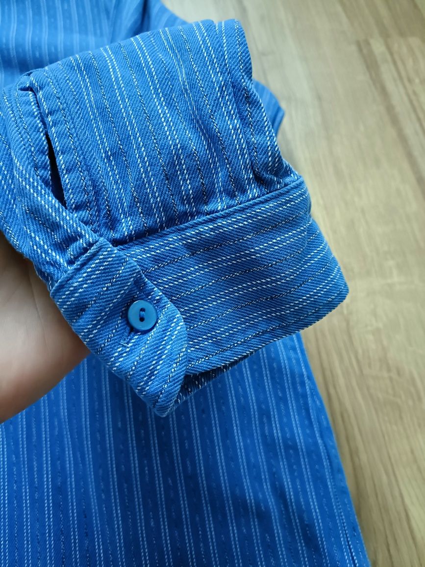 Koszula damska luźna oversize bawełniana 100% plus size 42 44