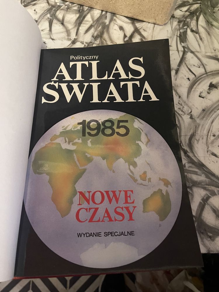 Polityczny Atlas Świata wydanie specjalne Nowe Czasy 1985