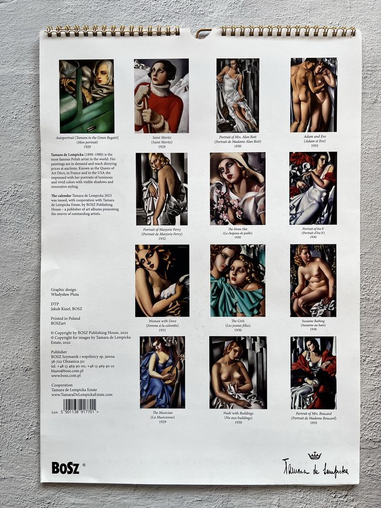 Tamara Lempicka plakat obraz Bosz Bugatti