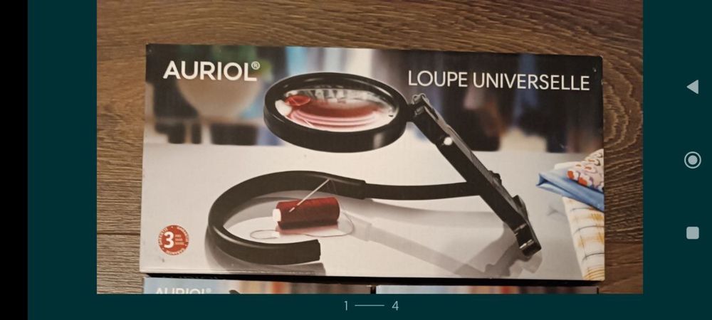 Універсальна лупа із тримачем для шиї від німецького бренду AURIOL